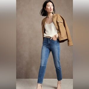 Banana Republic High Rise Straight Jeans